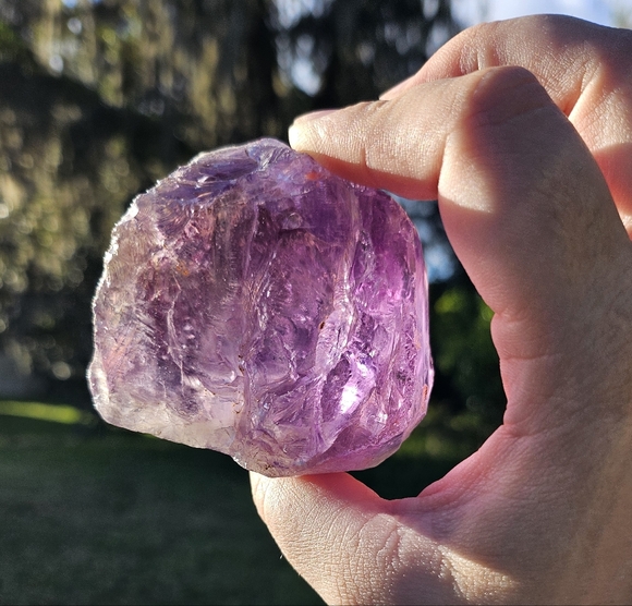 amethyst raw stone 2in - Picture 5 of 11